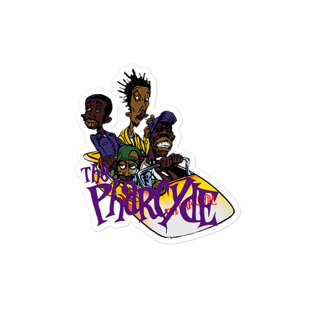 Pharcyde Bubble-free stickers