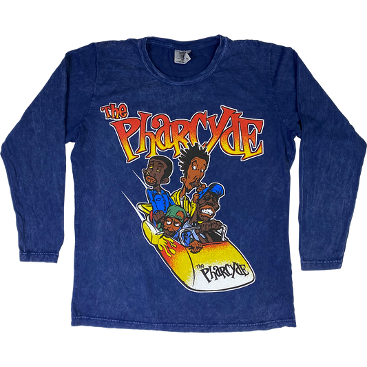 "Bizarre Ride" Women's Long Sleeve T-Shirt in Tie Dye