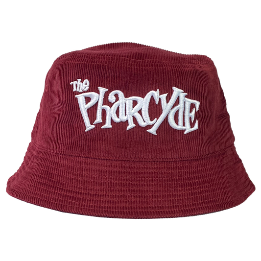 "The Pharcyde" Bucket Hat in Red Corduroy